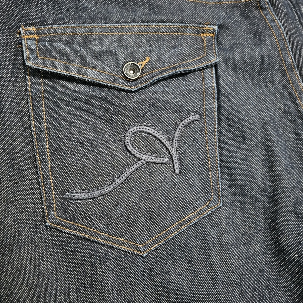 ROCAWEAR Men's Classic Fit Dark Wash Denim Jeans W42 L32 - Picture 7 of 8